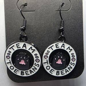 Team Toe Beans Cat Paw Earrings Handmade Hypoallergenic BUNDLE‎ & OFFER to Save